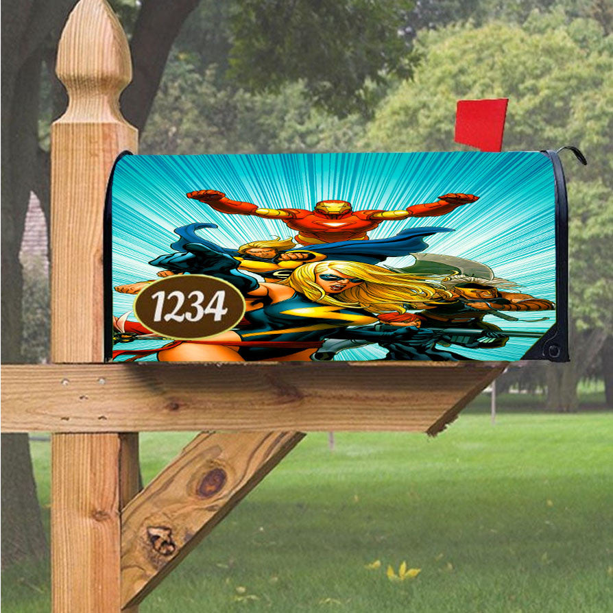 Wu Tang Clan Rap Hip Hop Music Collages Magnetic Mailbox Cover 18" X 21" Outdoor Decor