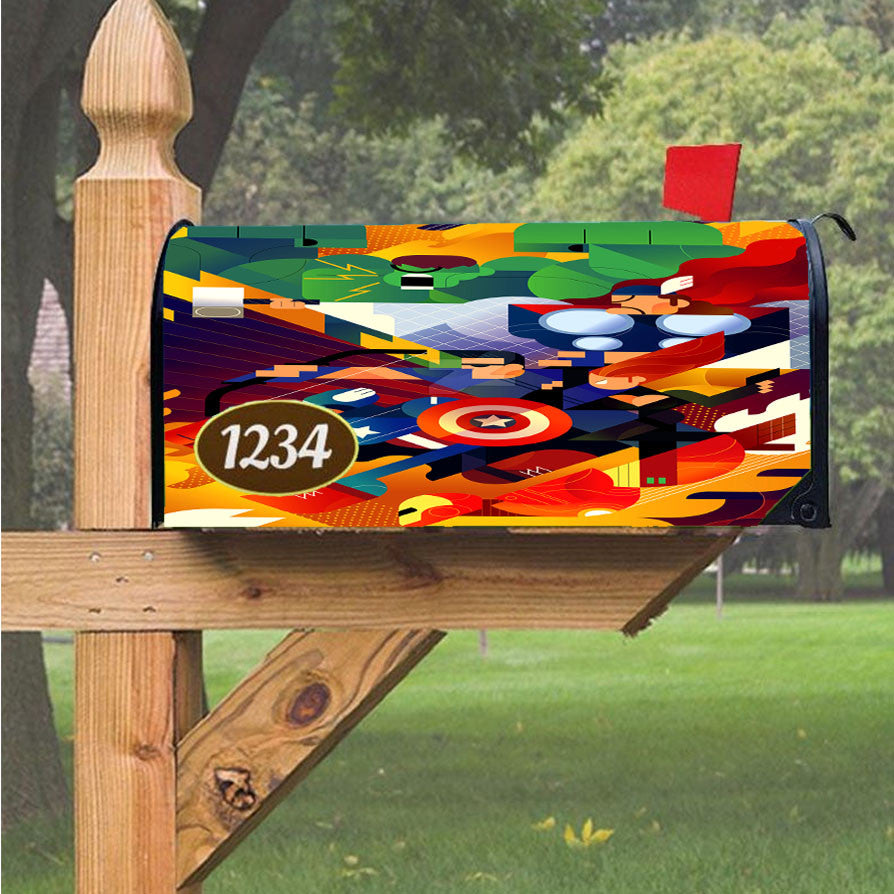 Wu Tang Clan Rap Hip Hop Music Collages Magnetic Mailbox Cover 18" X 21" Outdoor Decor