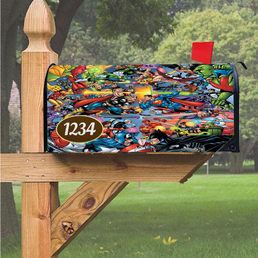 Wu Tang Clan Rap Hip Hop Music Collages Magnetic Mailbox Cover 18" X 21" Outdoor Decor