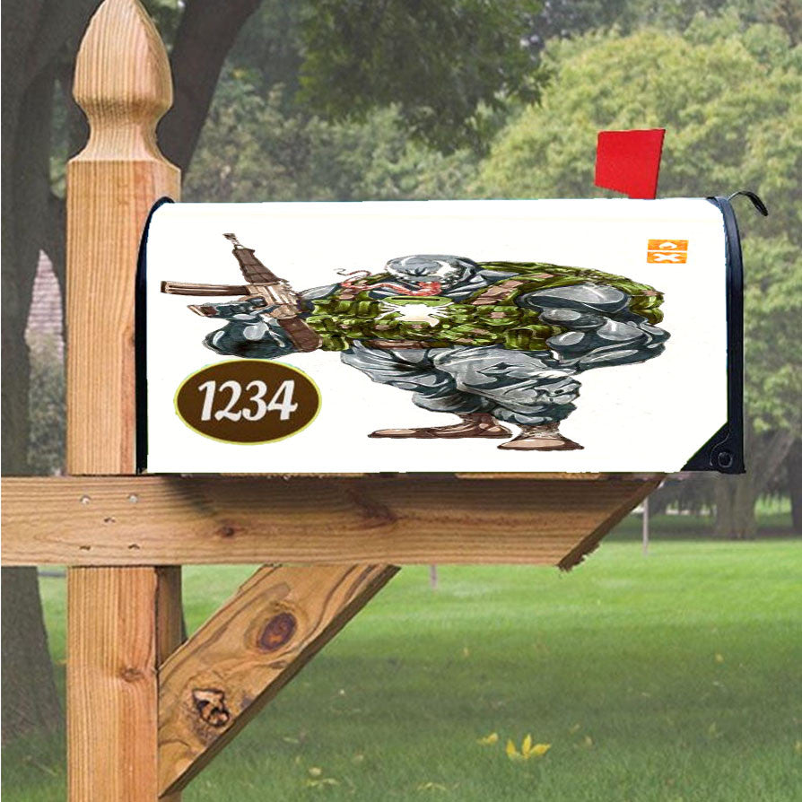 Wu Tang Clan Rap Hip Hop Music Collages Magnetic Mailbox Cover 18" X 21" Outdoor Decor