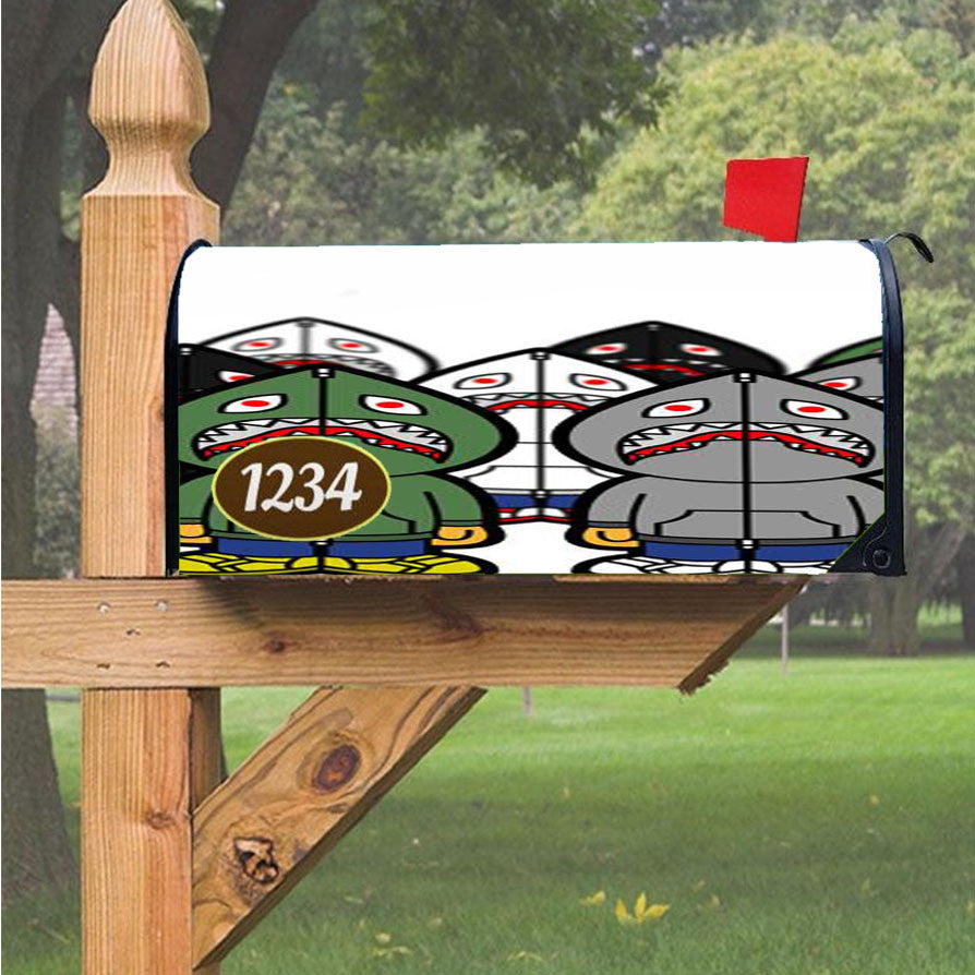 Wu Tang Clan Rap Hip Hop Music Collages Magnetic Mailbox Cover 18" X 21" Outdoor Decor