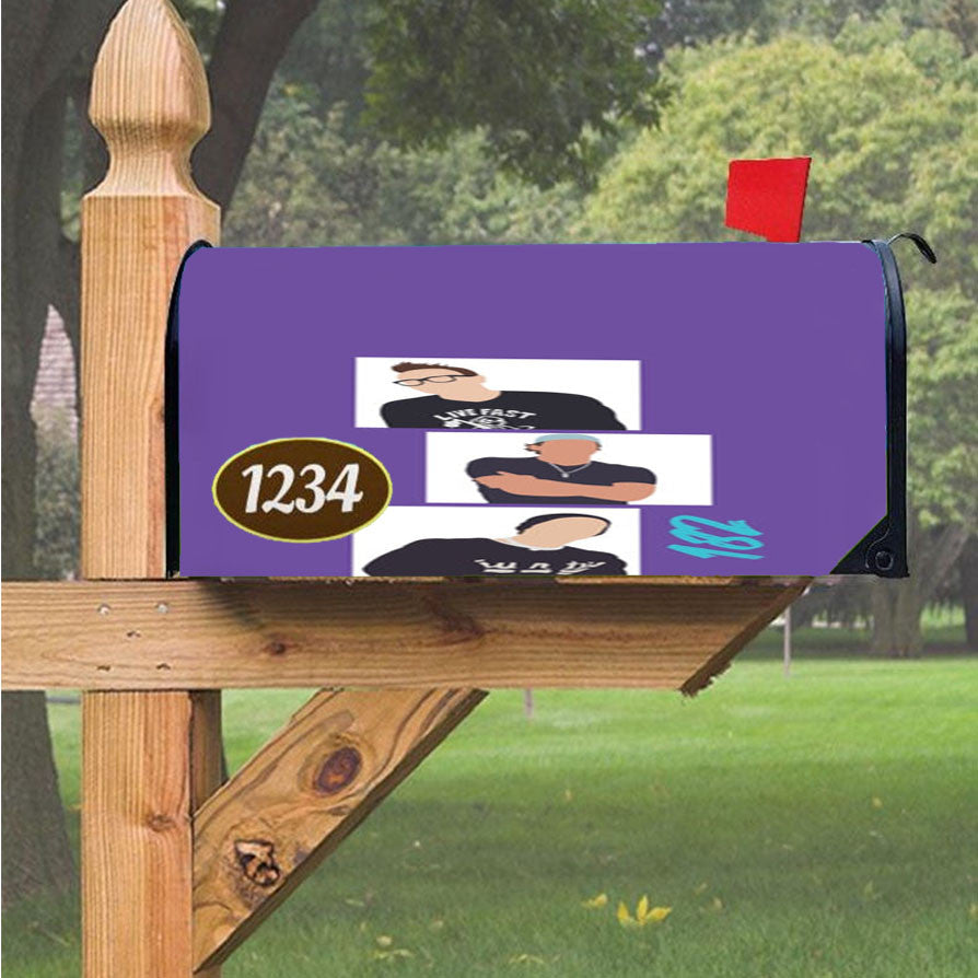 Wu Tang Clan Rap Hip Hop Music Collages Magnetic Mailbox Cover 18" X 21" Outdoor Decor