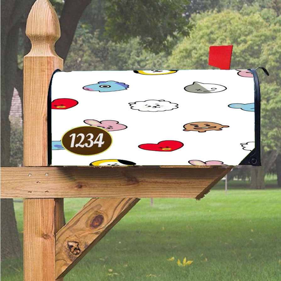 Wu Tang Clan Rap Hip Hop Music Collages Magnetic Mailbox Cover 18" X 21" Outdoor Decor