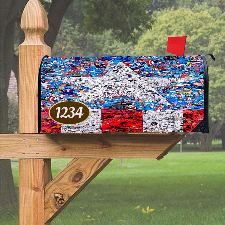 Wu Tang Clan Rap Hip Hop Music Collages Magnetic Mailbox Cover 18" X 21" Outdoor Decor