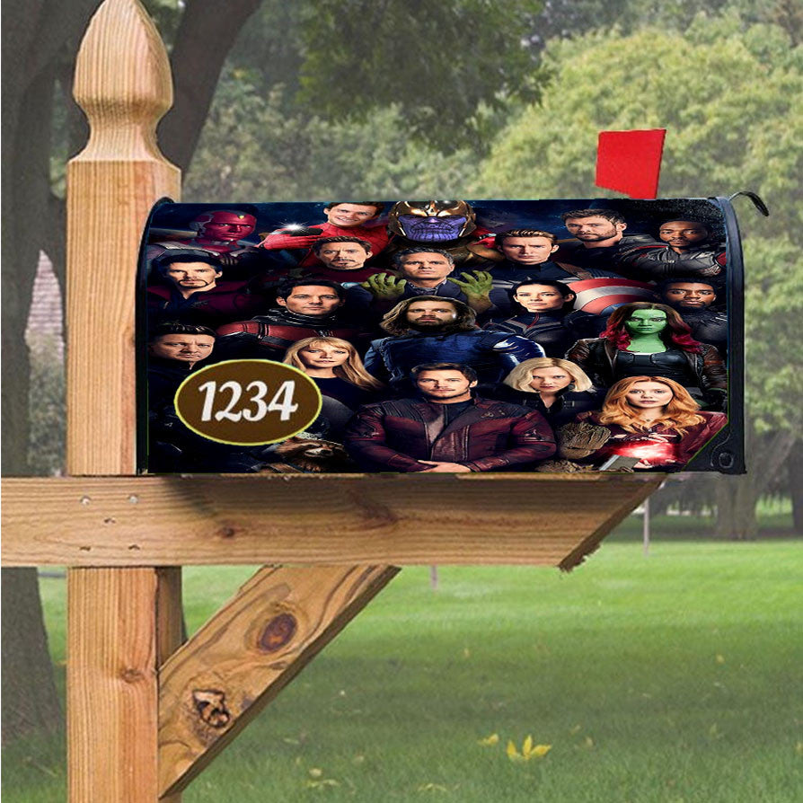 Wu Tang Clan Rap Hip Hop Music Collages Magnetic Mailbox Cover 18" X 21" Outdoor Decor