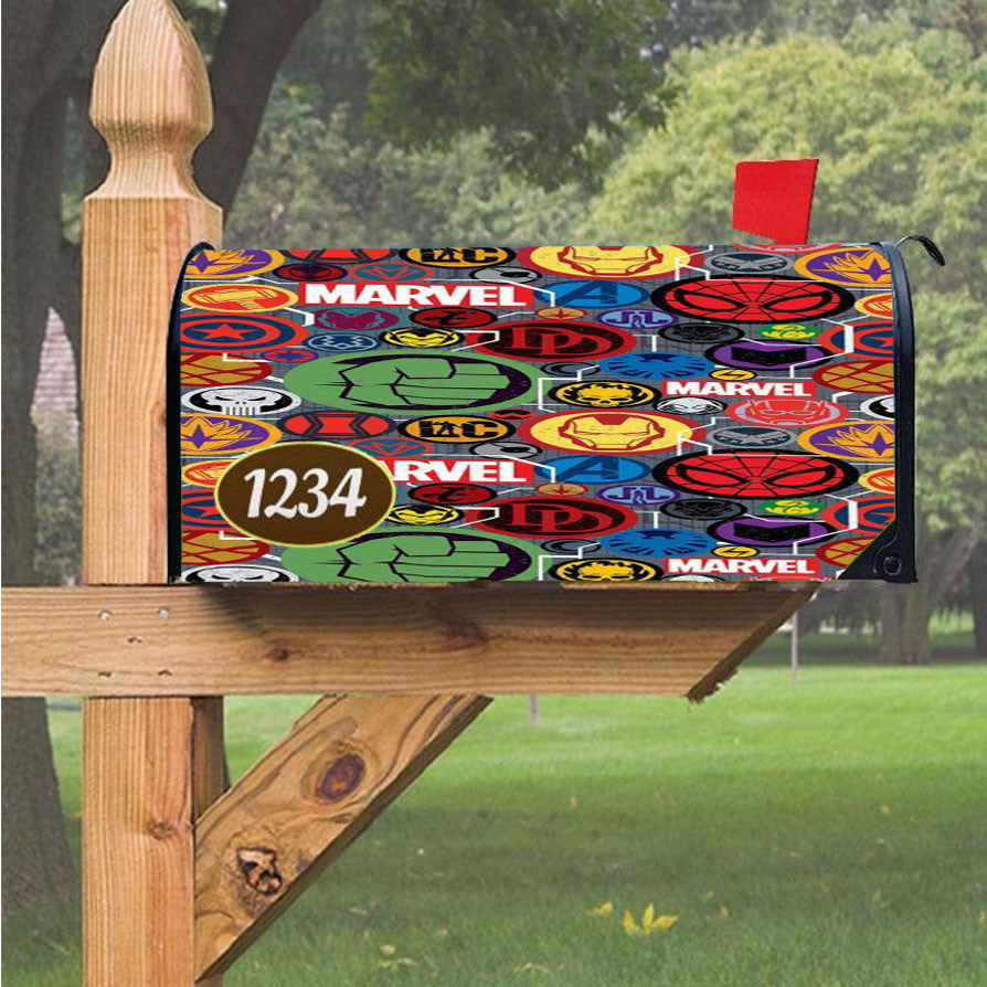 Wu Tang Clan Rap Hip Hop Music Collages Magnetic Mailbox Cover 18" X 21" Outdoor Decor