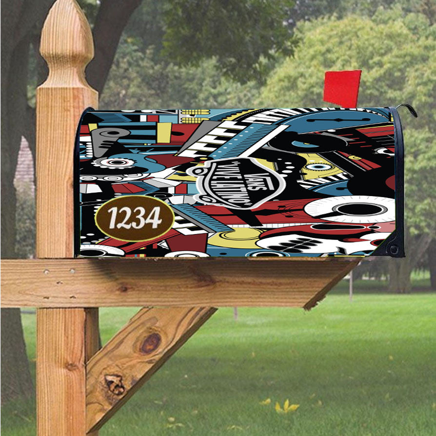 Wu Tang Clan Rap Hip Hop Music Collages Magnetic Mailbox Cover 18" X 21" Outdoor Decor