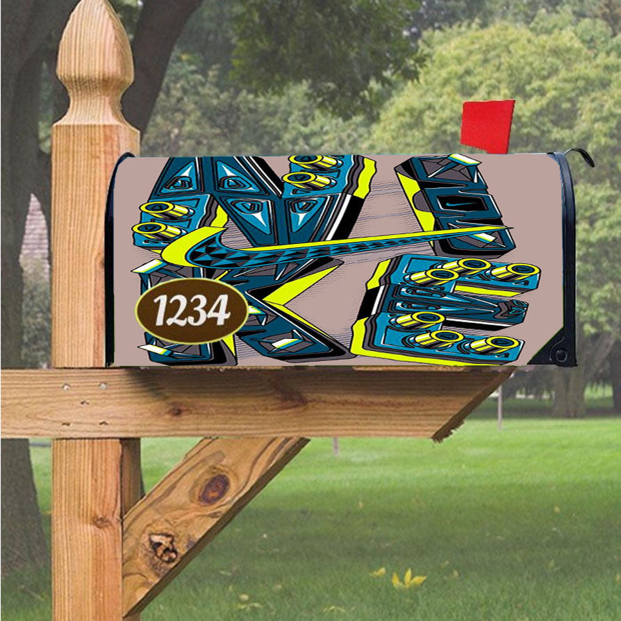 Wu Tang Clan Rap Hip Hop Music Collages Magnetic Mailbox Cover 18" X 21" Outdoor Decor