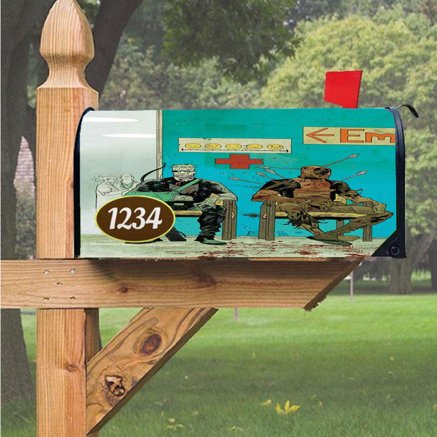 Wu Tang Clan Rap Hip Hop Music Collages Magnetic Mailbox Cover 18" X 21" Outdoor Decor