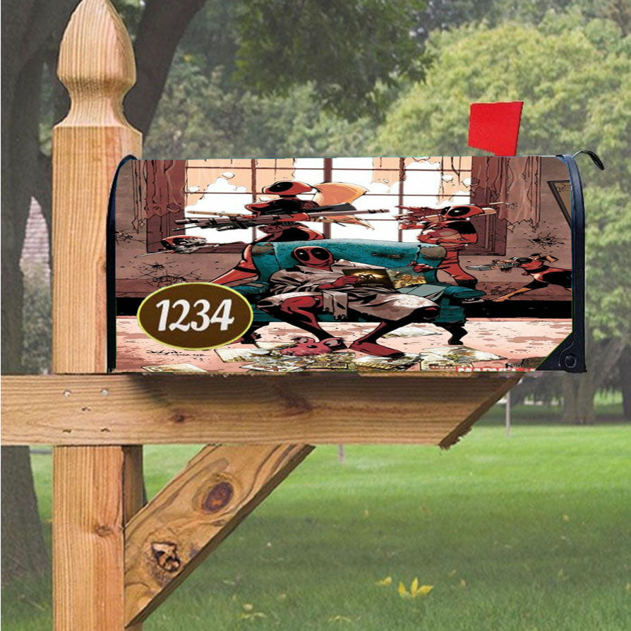 Wu Tang Clan Rap Hip Hop Music Collages Magnetic Mailbox Cover 18" X 21" Outdoor Decor