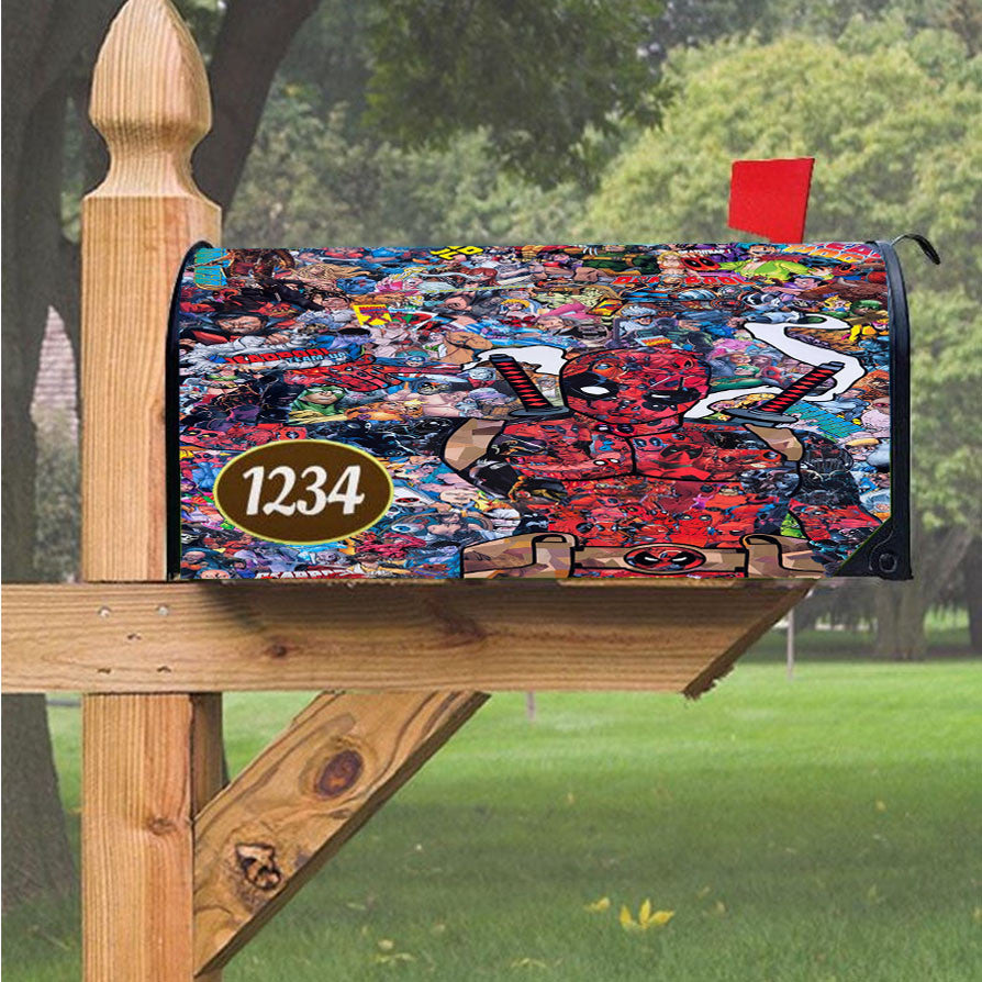 Wu Tang Clan Rap Hip Hop Music Collages Magnetic Mailbox Cover 18" X 21" Outdoor Decor