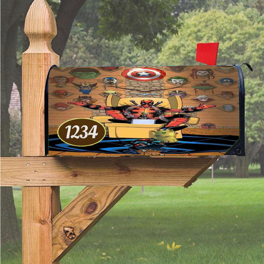 Wu Tang Clan Rap Hip Hop Music Collages Magnetic Mailbox Cover 18" X 21" Outdoor Decor
