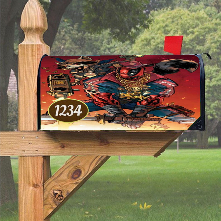 Wu Tang Clan Rap Hip Hop Music Collages Magnetic Mailbox Cover 18" X 21" Outdoor Decor
