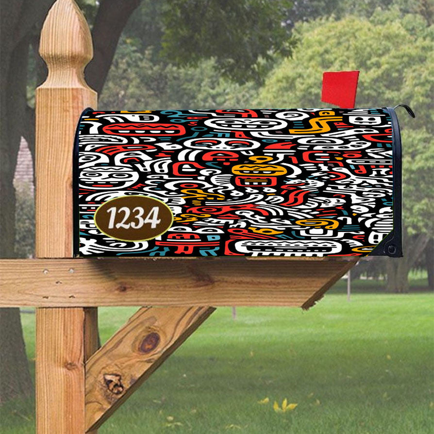 Wu Tang Clan Rap Hip Hop Music Collages Magnetic Mailbox Cover 18" X 21" Outdoor Decor