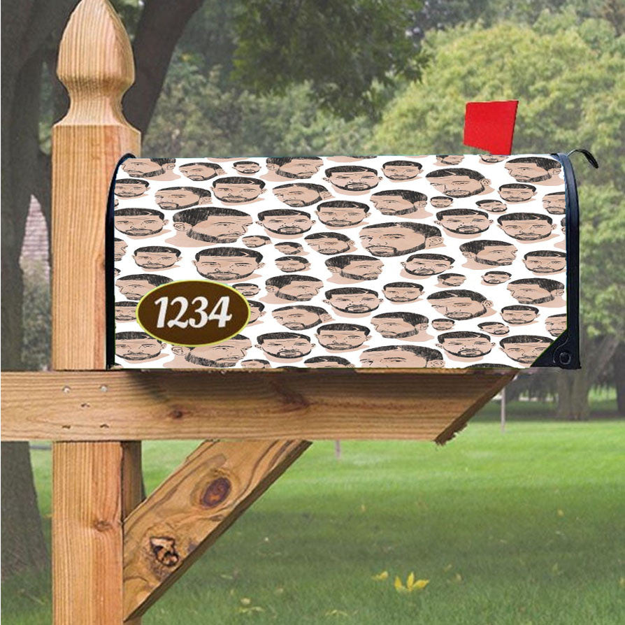 Wu Tang Clan Rap Hip Hop Music Collages Magnetic Mailbox Cover 18" X 21" Outdoor Decor