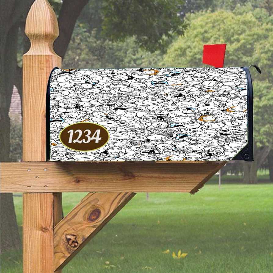 Wu Tang Clan Rap Hip Hop Music Collages Magnetic Mailbox Cover 18" X 21" Outdoor Decor