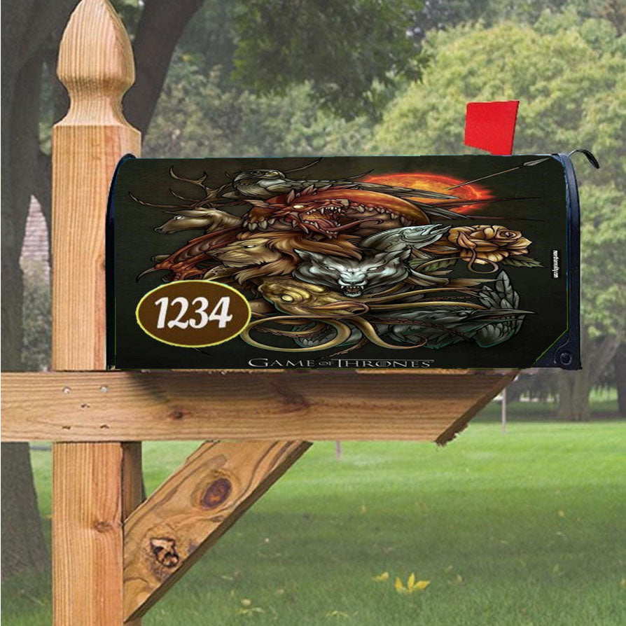 Wu Tang Clan Rap Hip Hop Music Collages Magnetic Mailbox Cover 18" X 21" Outdoor Decor