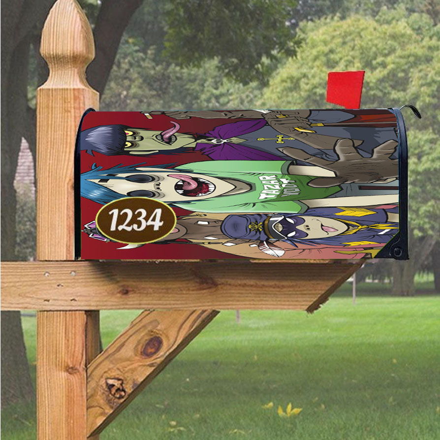 Wu Tang Clan Rap Hip Hop Music Collages Magnetic Mailbox Cover 18" X 21" Outdoor Decor