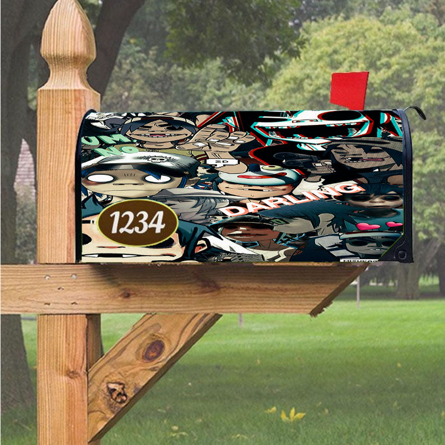 Wu Tang Clan Rap Hip Hop Music Collages Magnetic Mailbox Cover 18" X 21" Outdoor Decor