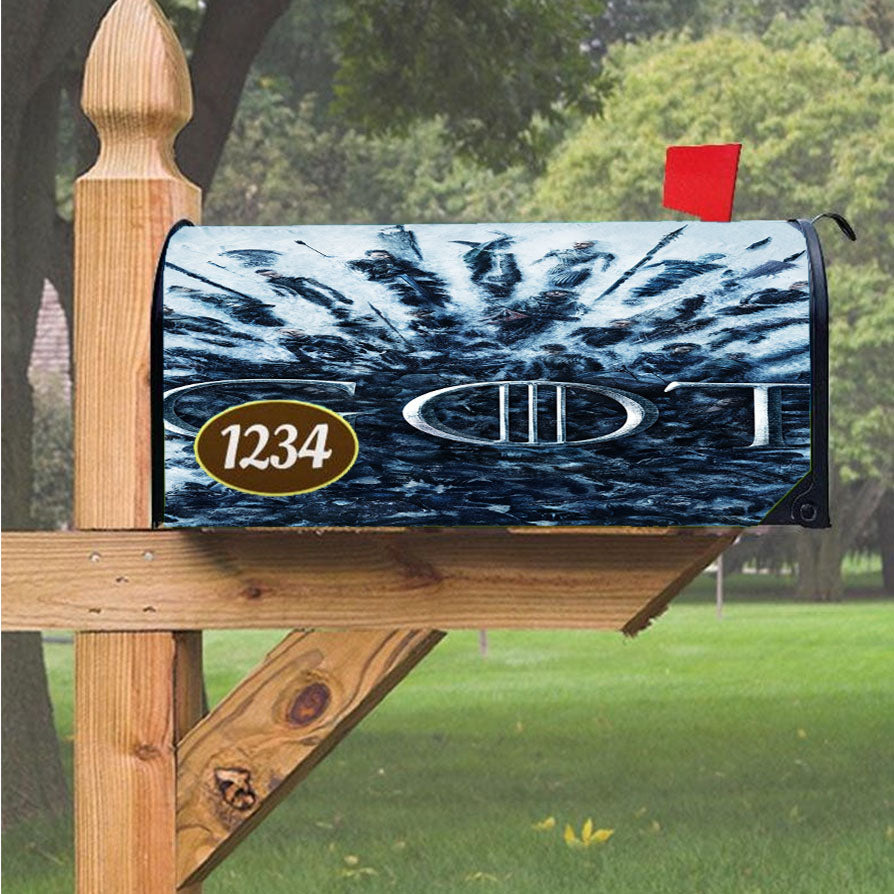 Wu Tang Clan Rap Hip Hop Music Collages Magnetic Mailbox Cover 18" X 21" Outdoor Decor