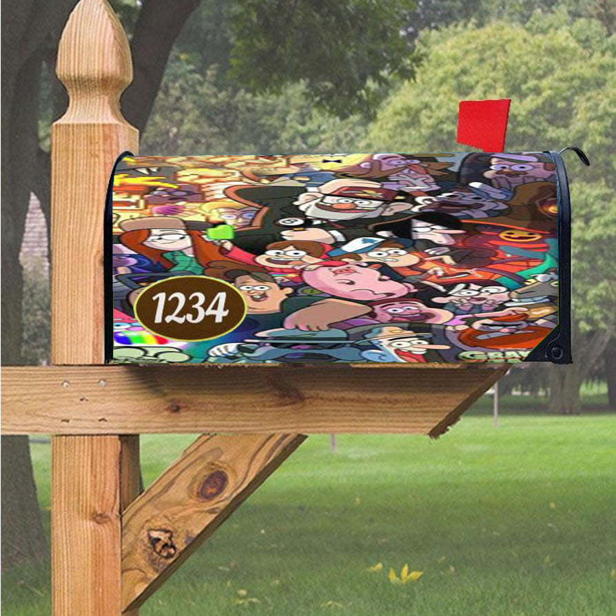 Wu Tang Clan Rap Hip Hop Music Collages Magnetic Mailbox Cover 18" X 21" Outdoor Decor