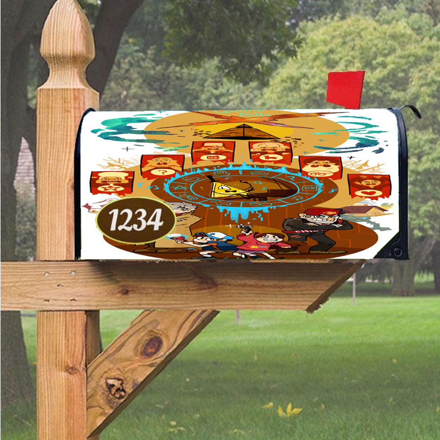 Wu Tang Clan Rap Hip Hop Music Collages Magnetic Mailbox Cover 18" X 21" Outdoor Decor