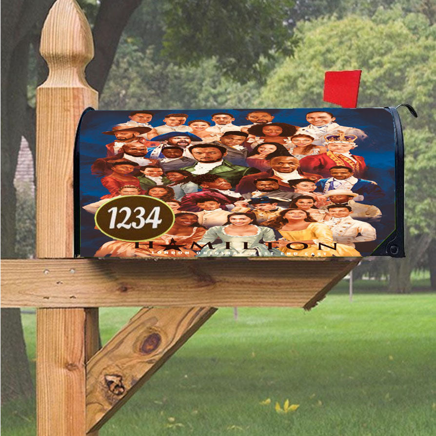 Wu Tang Clan Rap Hip Hop Music Collages Magnetic Mailbox Cover 18" X 21" Outdoor Decor