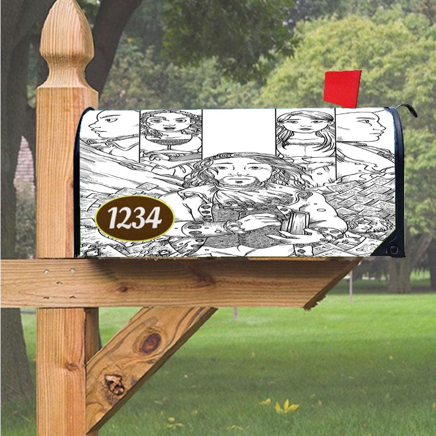 Wu Tang Clan Rap Hip Hop Music Collages Magnetic Mailbox Cover 18" X 21" Outdoor Decor