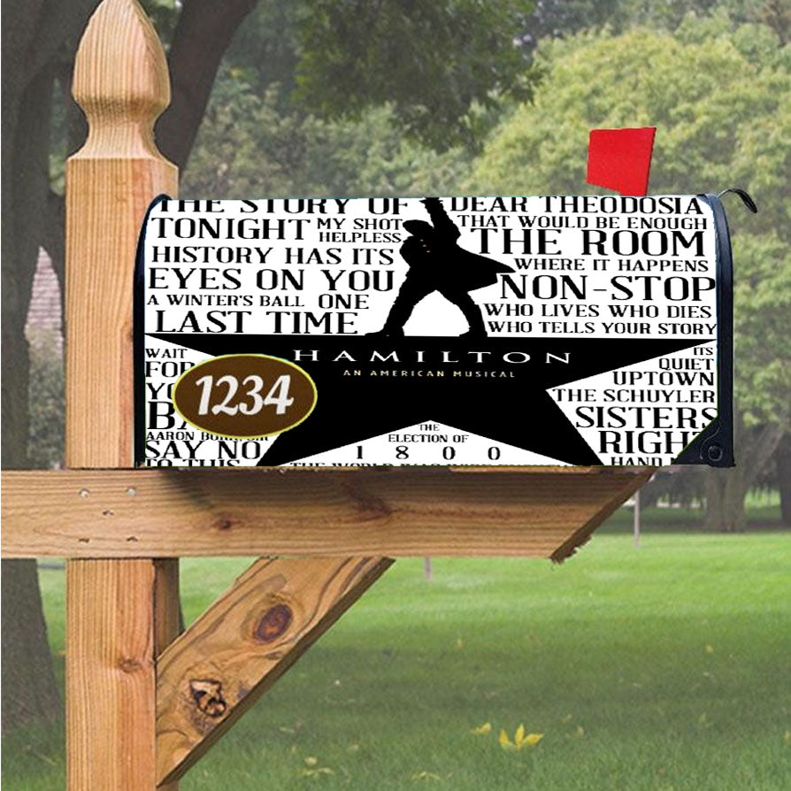 Wu Tang Clan Rap Hip Hop Music Collages Magnetic Mailbox Cover 18" X 21" Outdoor Decor