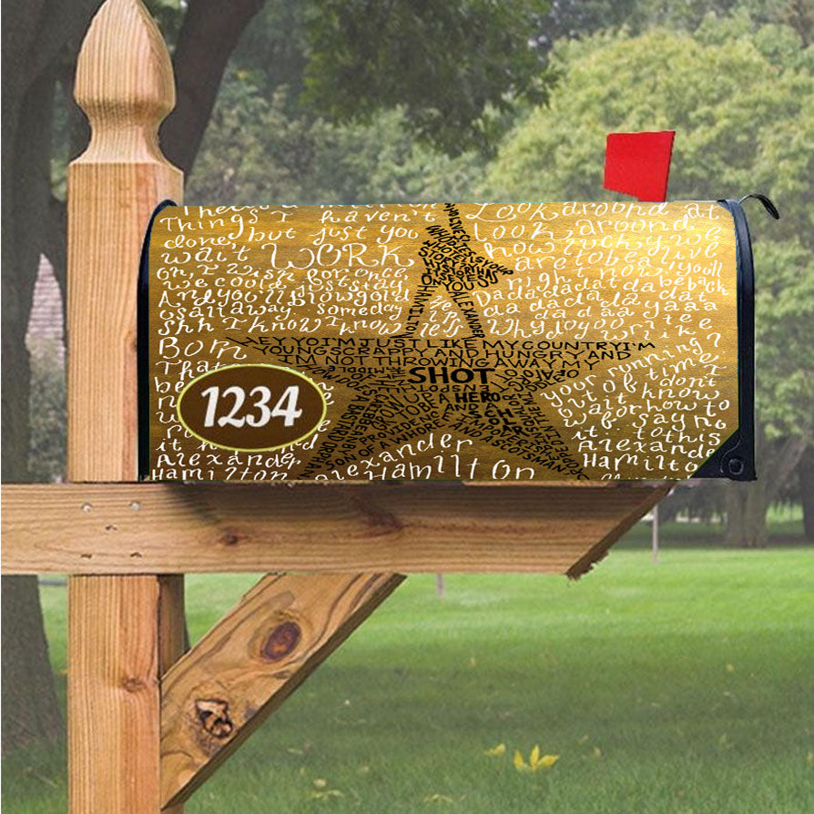 Wu Tang Clan Rap Hip Hop Music Collages Magnetic Mailbox Cover 18" X 21" Outdoor Decor