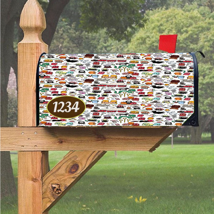 Wu Tang Clan Rap Hip Hop Music Collages Magnetic Mailbox Cover 18" X 21" Outdoor Decor