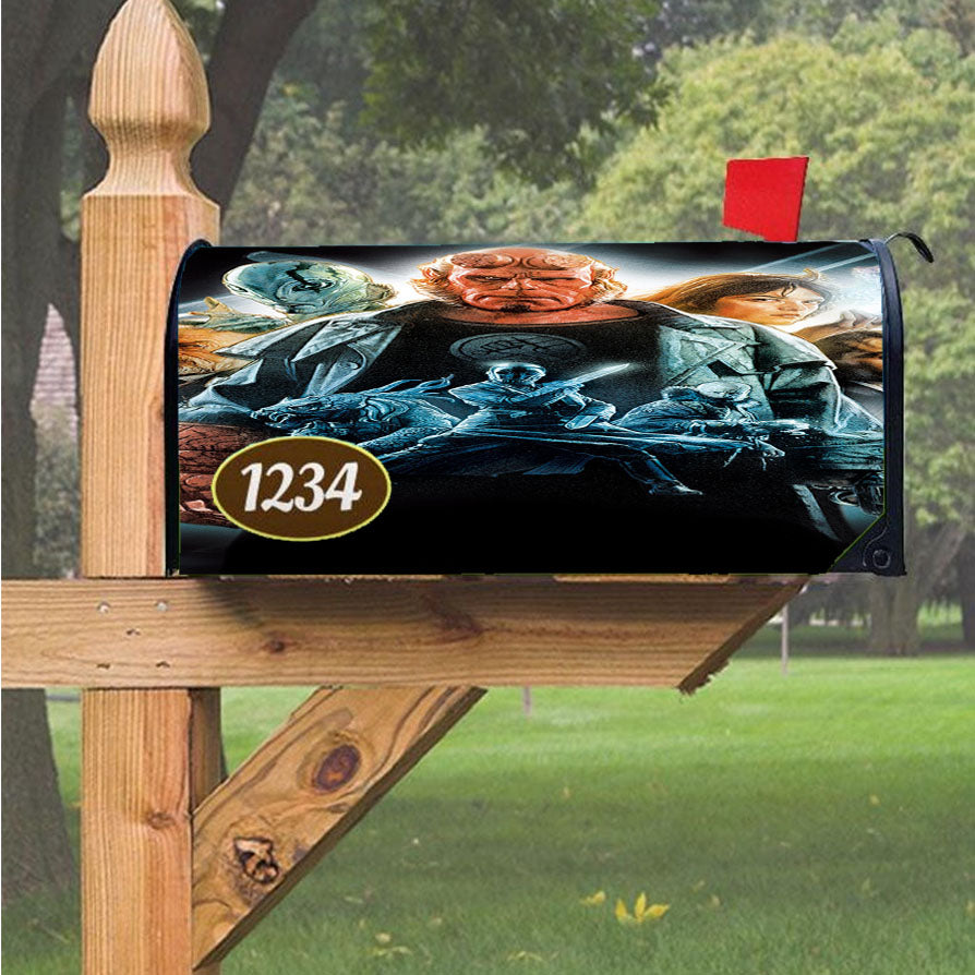 Wu Tang Clan Rap Hip Hop Music Collages Magnetic Mailbox Cover 18" X 21" Outdoor Decor