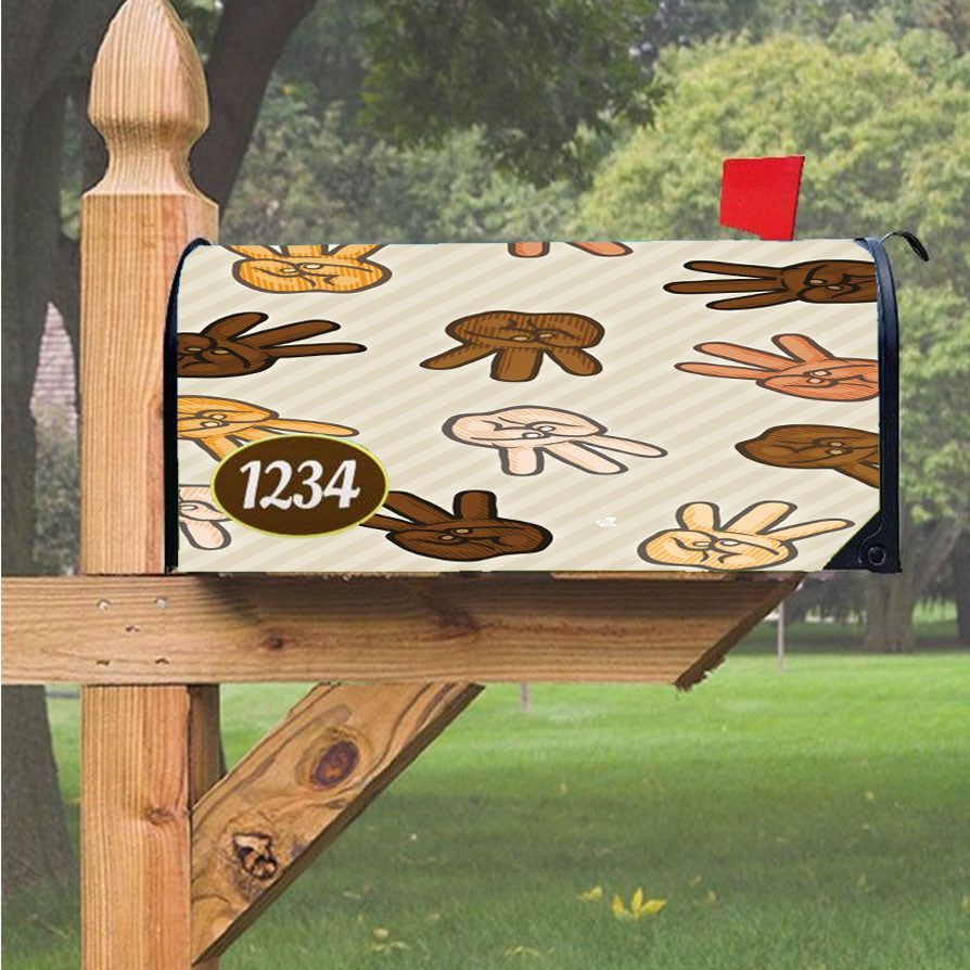 Wu Tang Clan Rap Hip Hop Music Collages Magnetic Mailbox Cover 18" X 21" Outdoor Decor