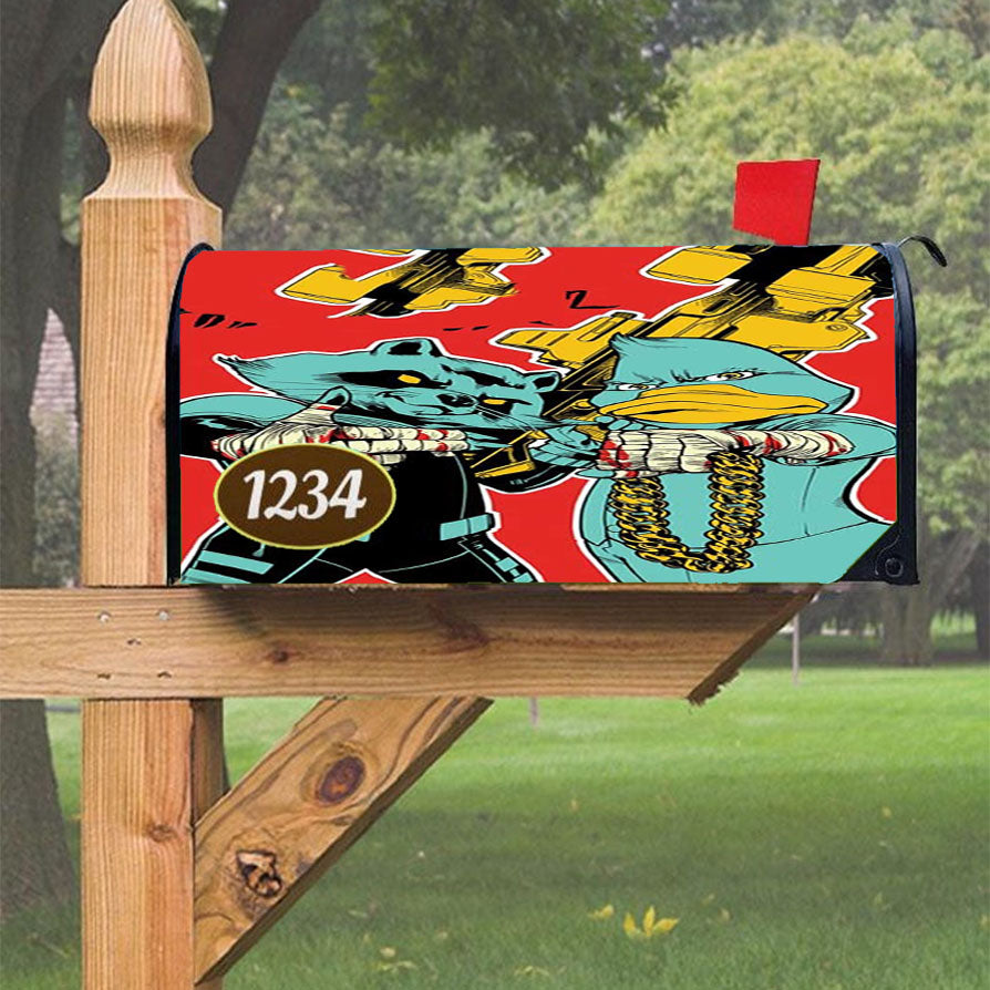 Wu Tang Clan Rap Hip Hop Music Collages Magnetic Mailbox Cover 18" X 21" Outdoor Decor