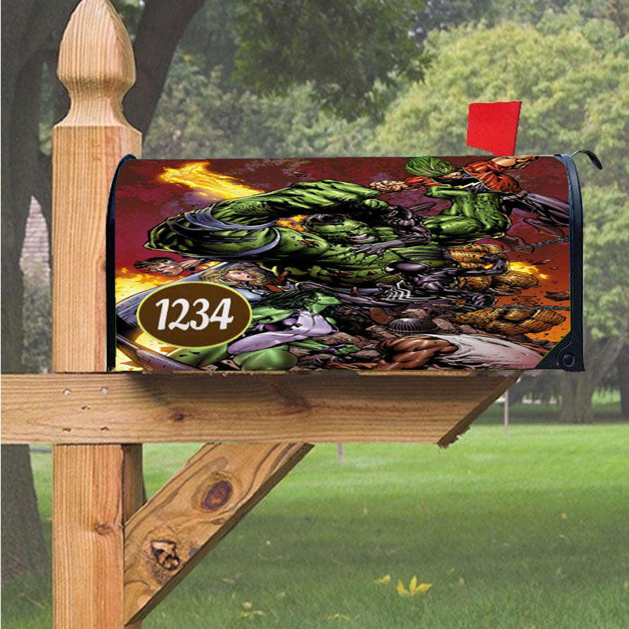 Wu Tang Clan Rap Hip Hop Music Collages Magnetic Mailbox Cover 18" X 21" Outdoor Decor