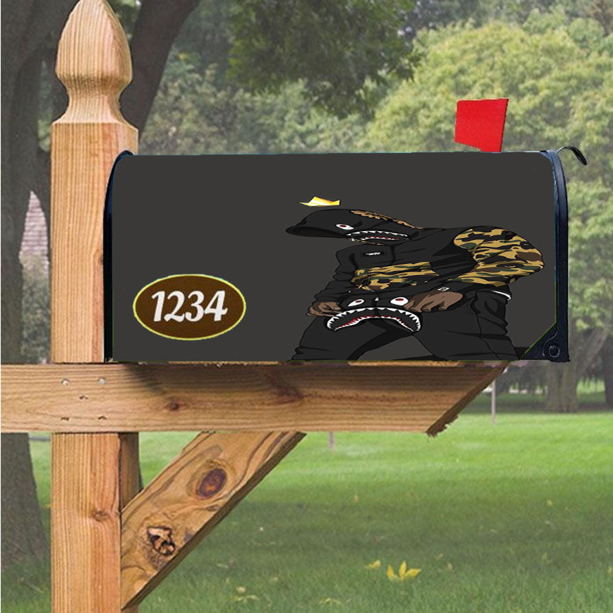 Wu Tang Clan Rap Hip Hop Music Collages Magnetic Mailbox Cover 18" X 21" Outdoor Decor