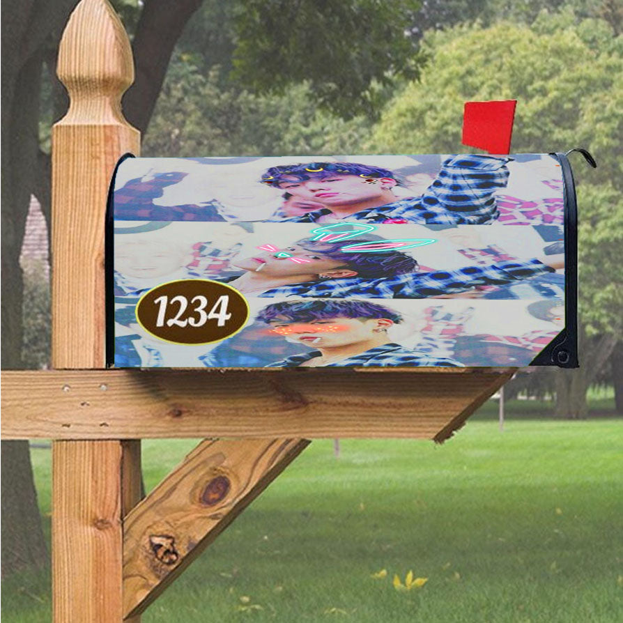 Wu Tang Clan Rap Hip Hop Music Collages Magnetic Mailbox Cover 18" X 21" Outdoor Decor