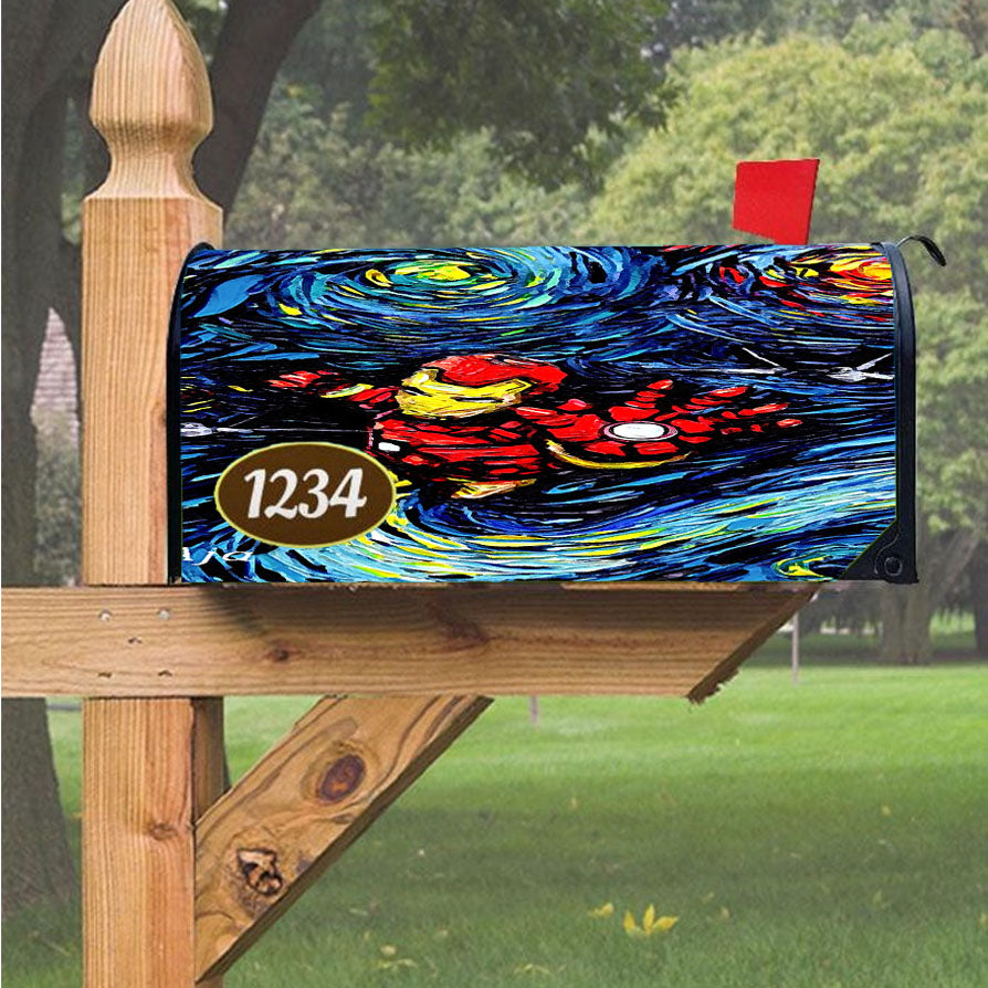 Wu Tang Clan Rap Hip Hop Music Collages Magnetic Mailbox Cover 18" X 21" Outdoor Decor