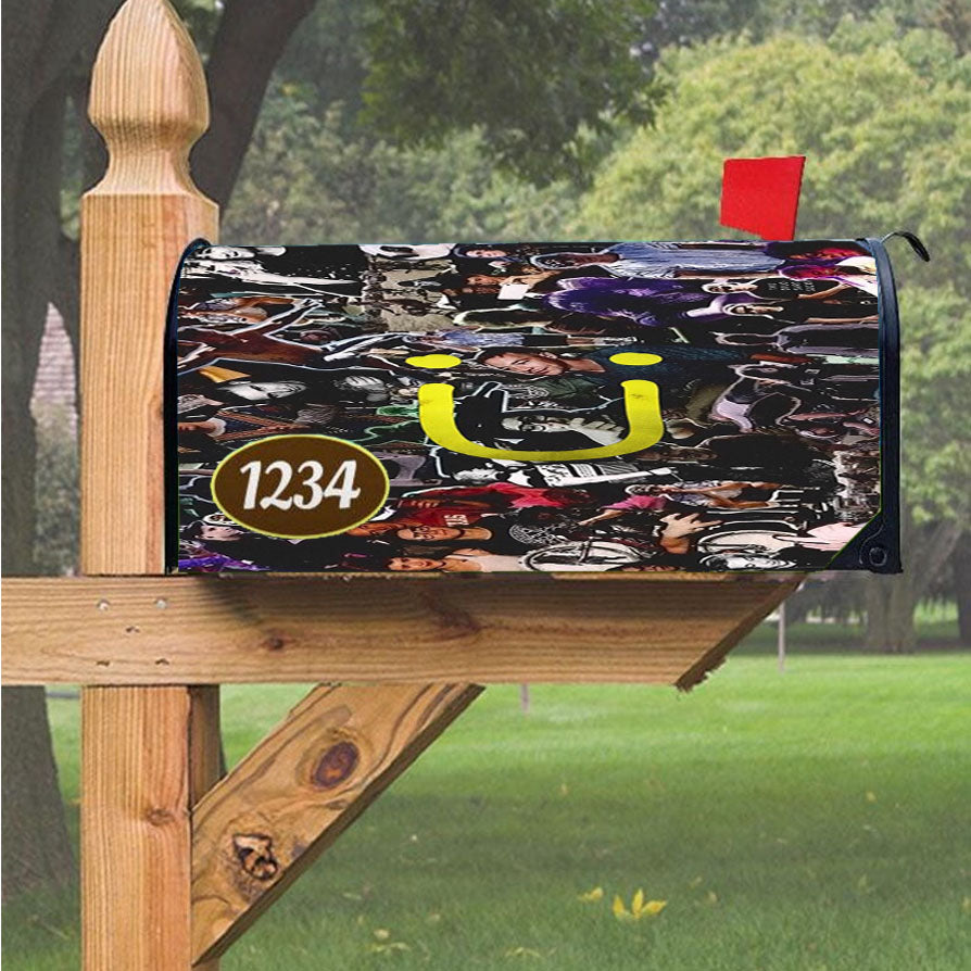 Wu Tang Clan Rap Hip Hop Music Collages Magnetic Mailbox Cover 18" X 21" Outdoor Decor