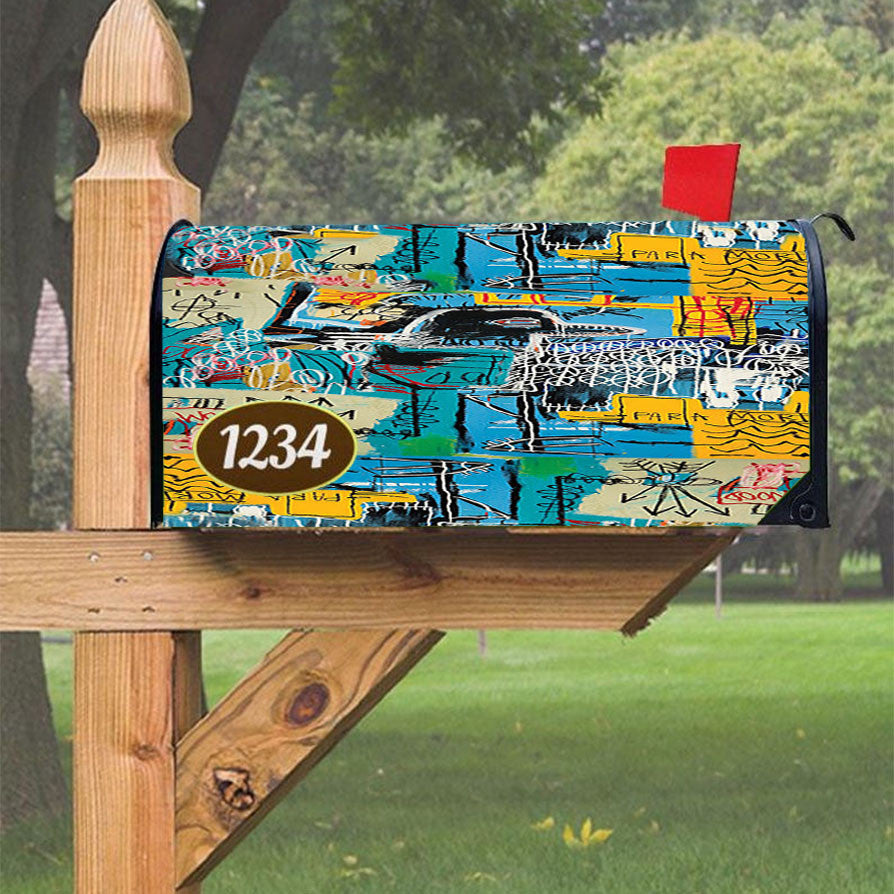 Wu Tang Clan Rap Hip Hop Music Collages Magnetic Mailbox Cover 18" X 21" Outdoor Decor