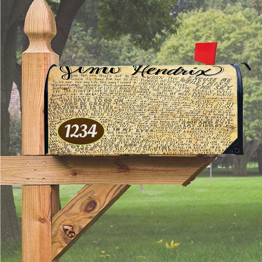 Wu Tang Clan Rap Hip Hop Music Collages Magnetic Mailbox Cover 18" X 21" Outdoor Decor