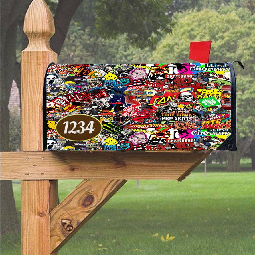 Wu Tang Clan Rap Hip Hop Music Collages Magnetic Mailbox Cover 18" X 21" Outdoor Decor
