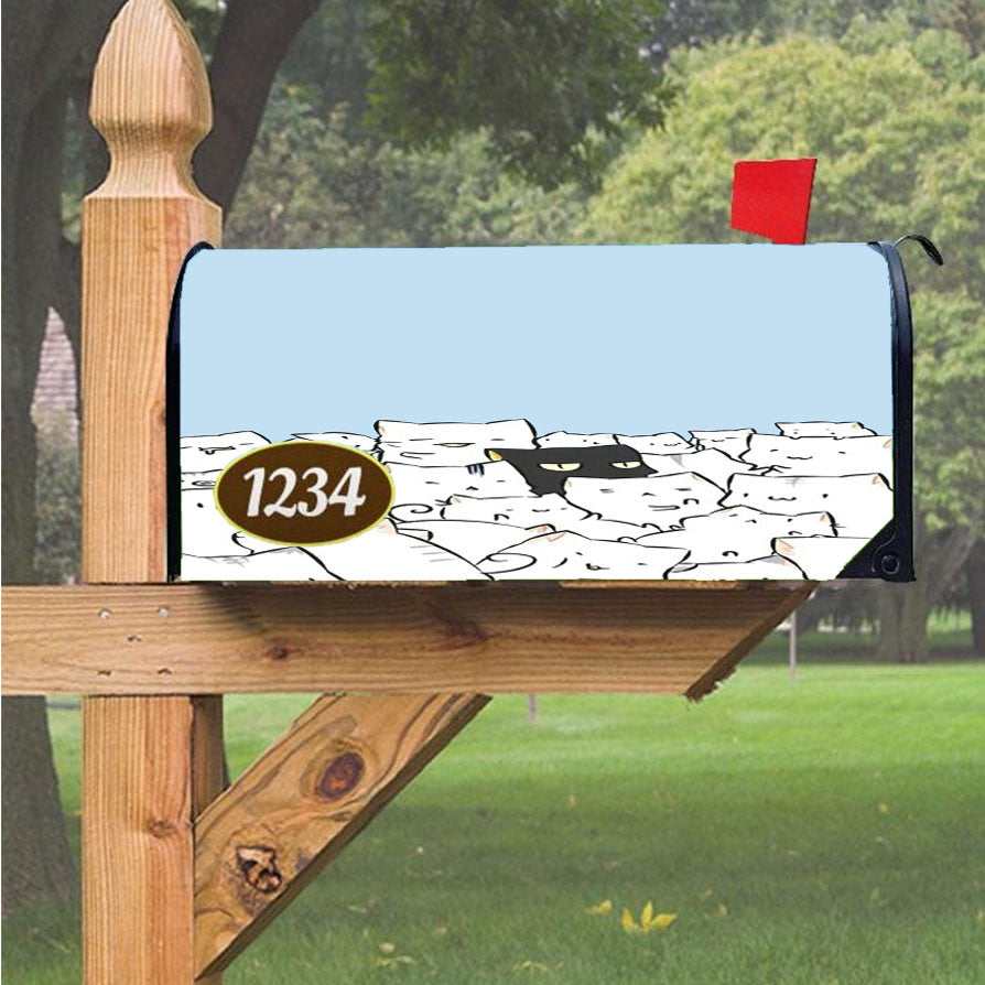 Wu Tang Clan Rap Hip Hop Music Collages Magnetic Mailbox Cover 18" X 21" Outdoor Decor
