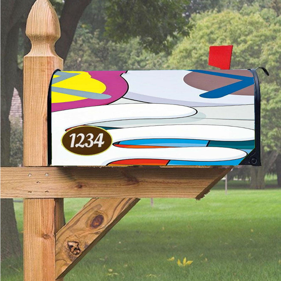 Wu Tang Clan Rap Hip Hop Music Collages Magnetic Mailbox Cover 18" X 21" Outdoor Decor