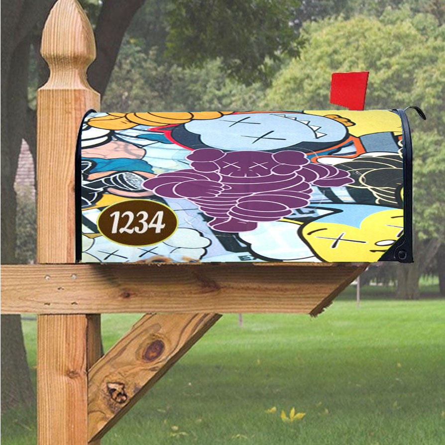 Wu Tang Clan Rap Hip Hop Music Collages Magnetic Mailbox Cover 18" X 21" Outdoor Decor