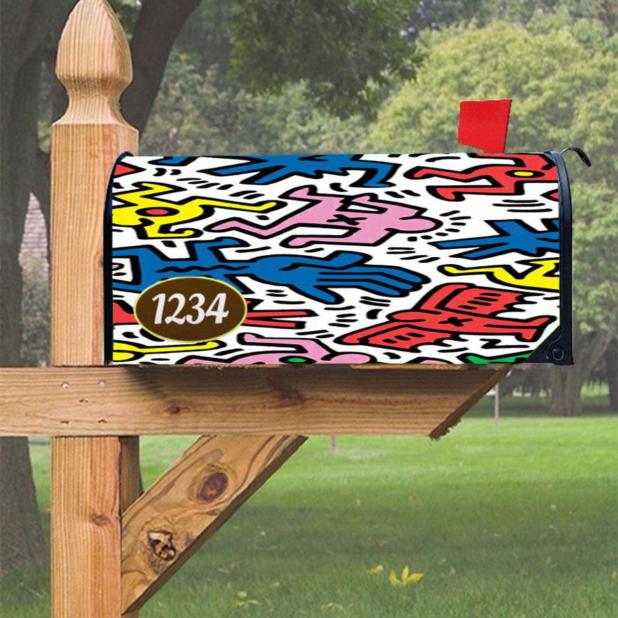 Wu Tang Clan Rap Hip Hop Music Collages Magnetic Mailbox Cover 18" X 21" Outdoor Decor