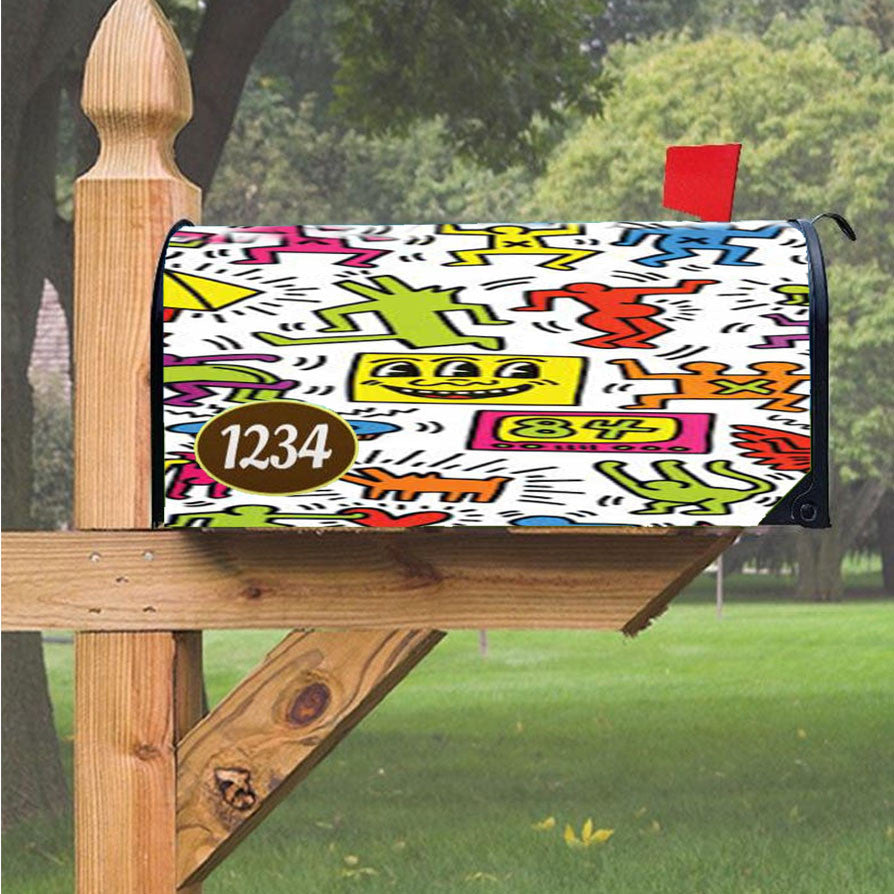 Wu Tang Clan Rap Hip Hop Music Collages Magnetic Mailbox Cover 18" X 21" Outdoor Decor