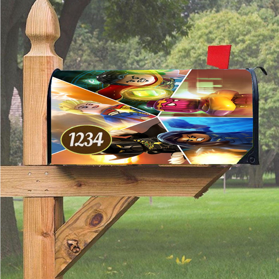 Wu Tang Clan Rap Hip Hop Music Collages Magnetic Mailbox Cover 18" X 21" Outdoor Decor