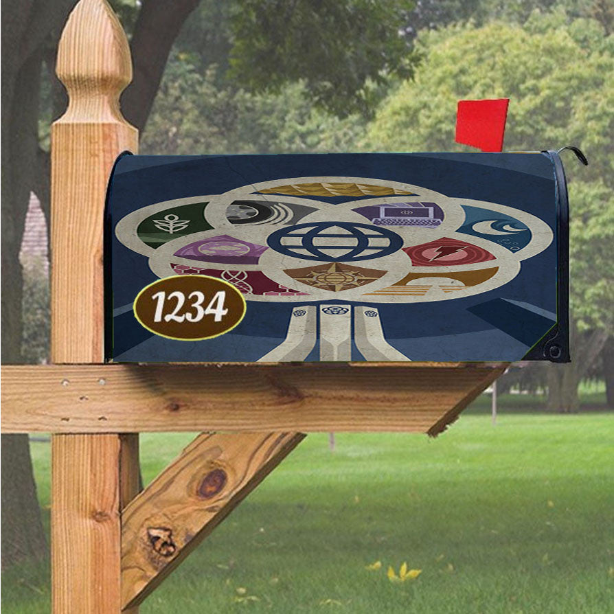 Wu Tang Clan Rap Hip Hop Music Collages Magnetic Mailbox Cover 18" X 21" Outdoor Decor