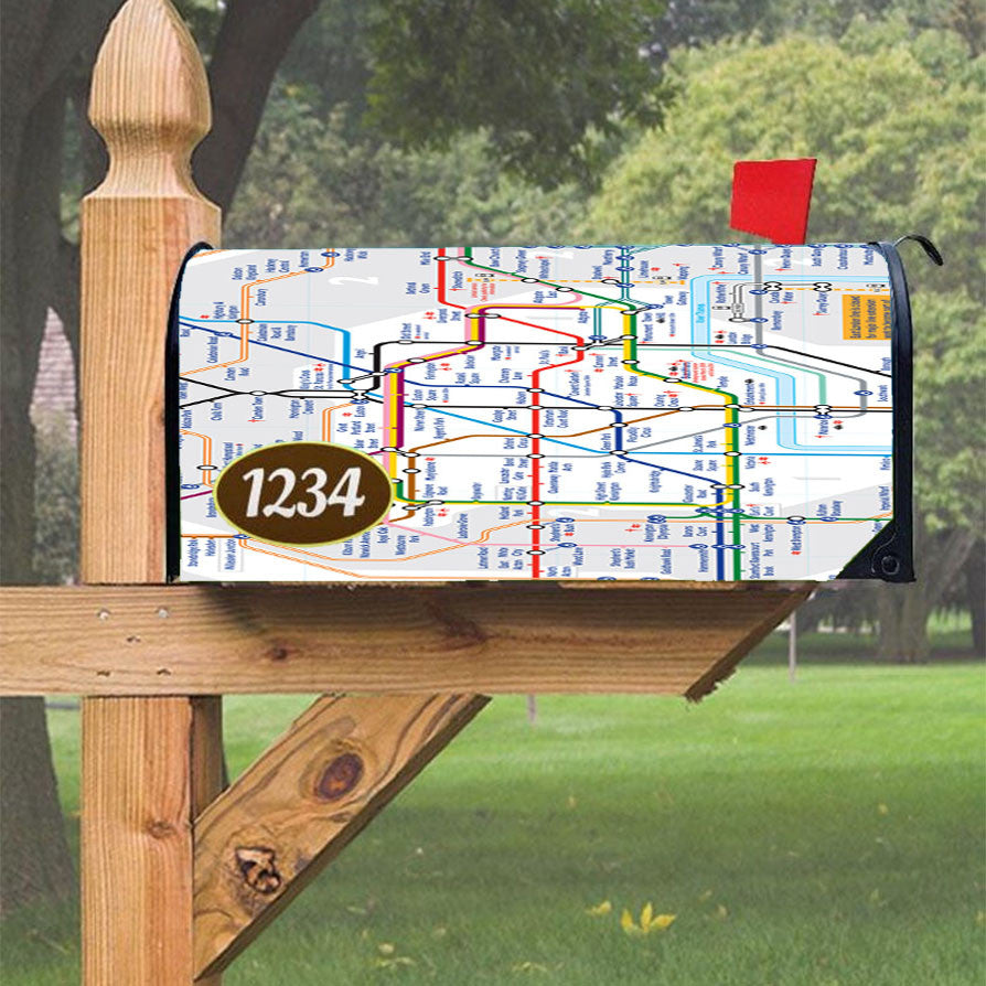 Wu Tang Clan Rap Hip Hop Music Collages Magnetic Mailbox Cover 18" X 21" Outdoor Decor